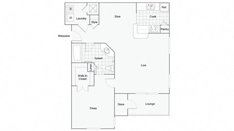 Alexandria Floorplan at ReNew Sugar Hill, Sugar Hill, GA, 30518